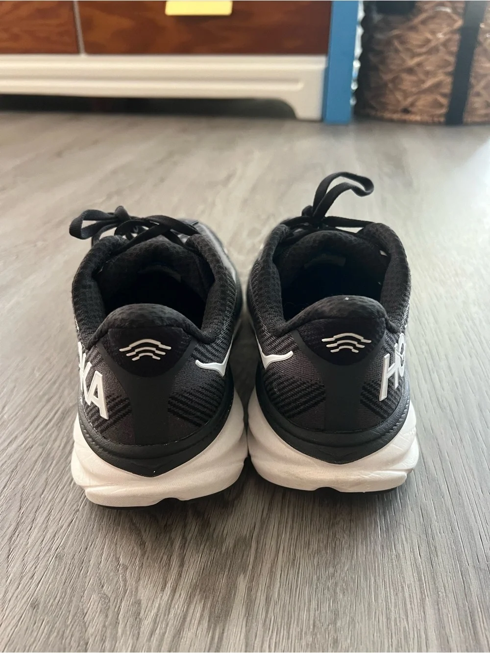 Hoka Black Athletic Running Shoes